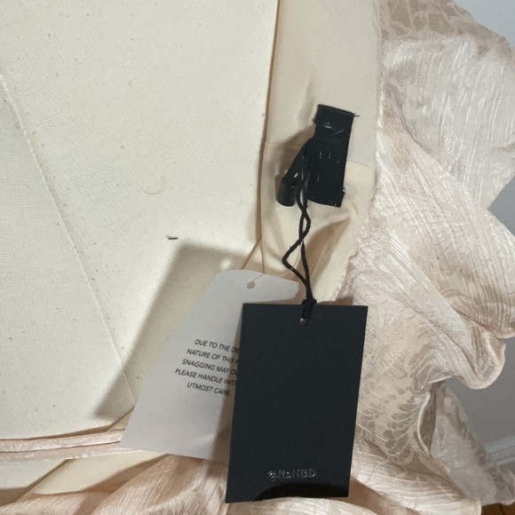 NBD Angus Mini Dress in Champagne Butterfly, Size: S - Picture 11 of 12